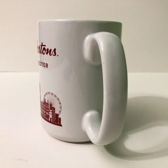 Tim  Hortons Manchester UK Mug Tea Coffee Cup - Picture 6 of 14